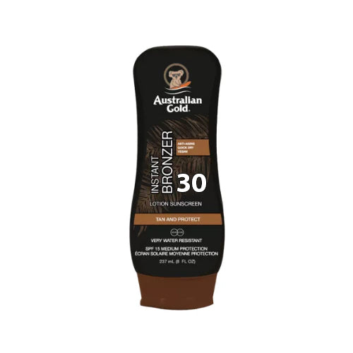 LOCIÓN CON BRONCEADOR FPS 30 - Cremas solares corporales - Australian Gold