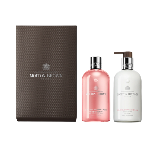 Gel de ruibarbo y rosa - Set de regalo - Molton Brown