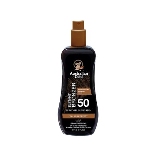 GEL EN SPRAY CON BRONCEADOR FPS 50 - Protección solar corporal - Australian Gold
