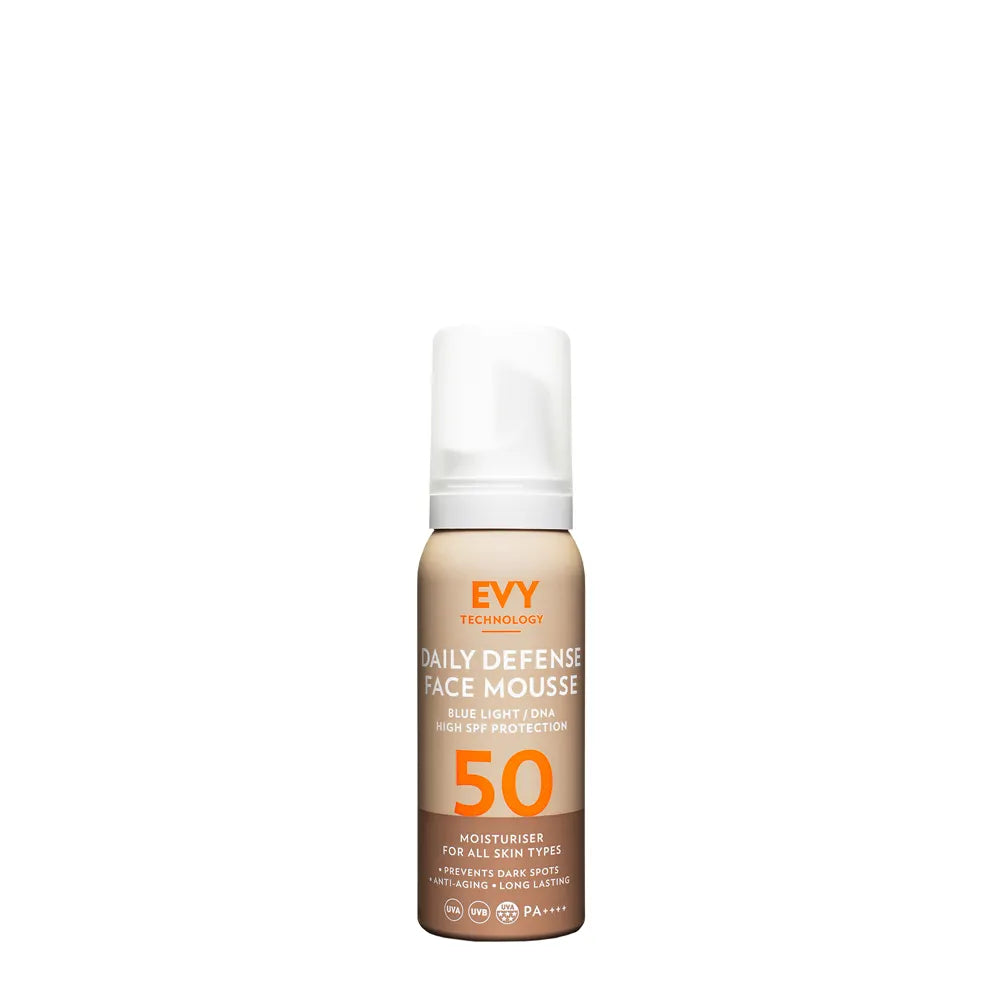 Evy Daily Defense Face Mousse SPF 50 - Evy Technology