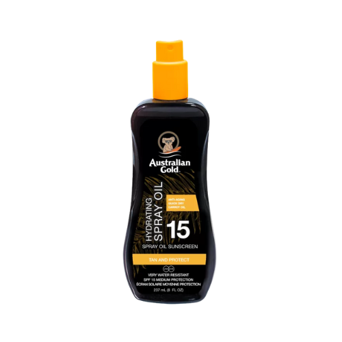 ACEITE EN SPRAY CON ACEITE DE ZANAHORIA FPS 15 - Protectores solares - Australian Gold