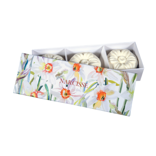 Jabón Narcisse - 3 x 2.7 oz - Fragonard 
