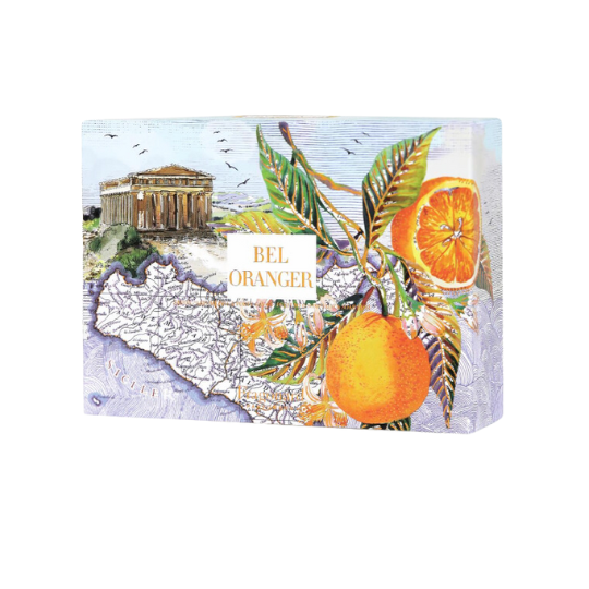 Jabón con platillo Fragonard Bel Oranger 