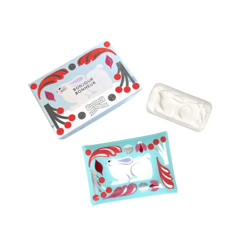 Bonjour Bonheur - Jabón con platillo - Fragonard