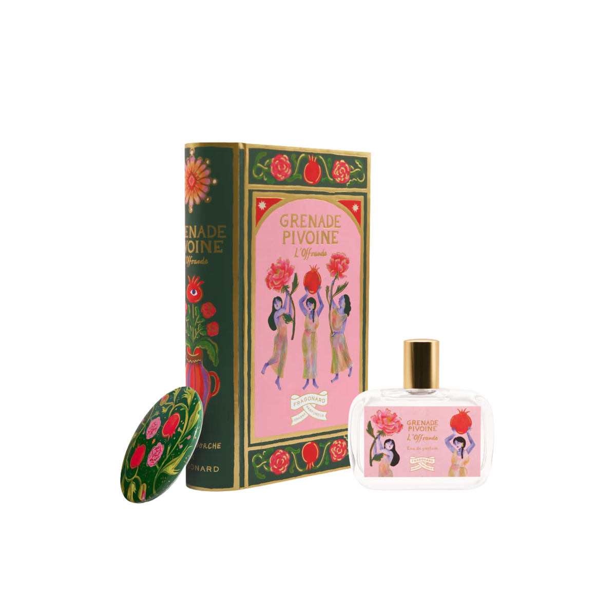 L'Offrande Grenade Pivoine - Sapone e Portasapone - Fragonard